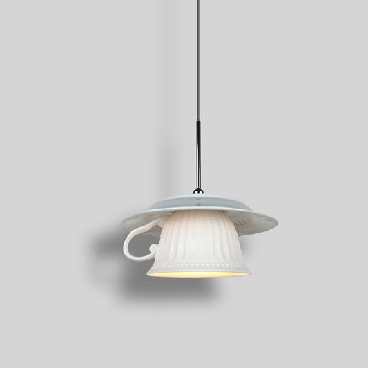 Valentina Nordic Tea Cup Keramik Pendelleuchte Wohnzimmer