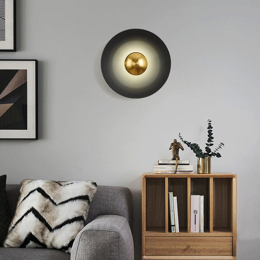 Valentina minimalistische plaat LED binnenwandlamp metalen hotelslaapkamer