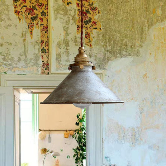 Plafonnier Peppa style rustique vintage