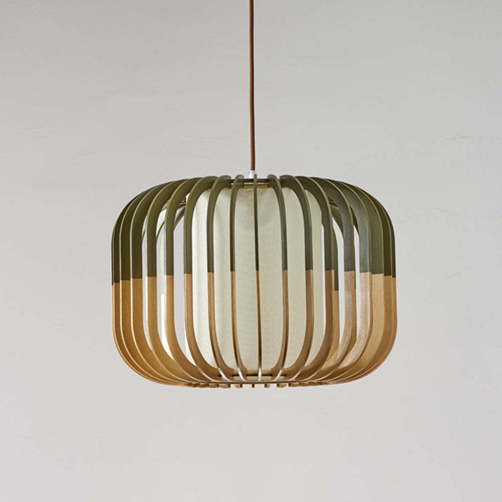 Suspension en bois Muto Modern Birdcage