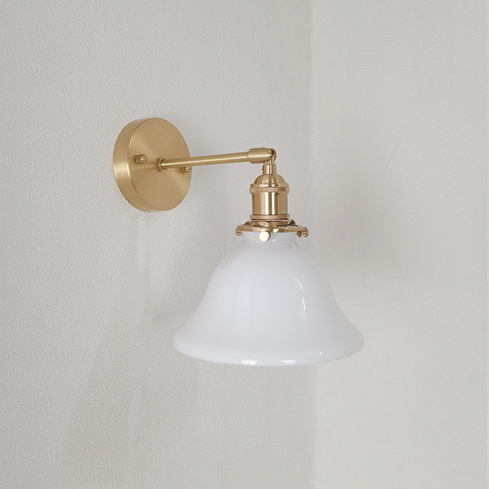Tiffany Vintage Foldable Wall Lamp, Green/White