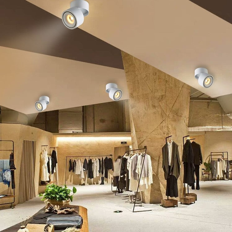 Spotlight de plafond rond et rotatif Thyn