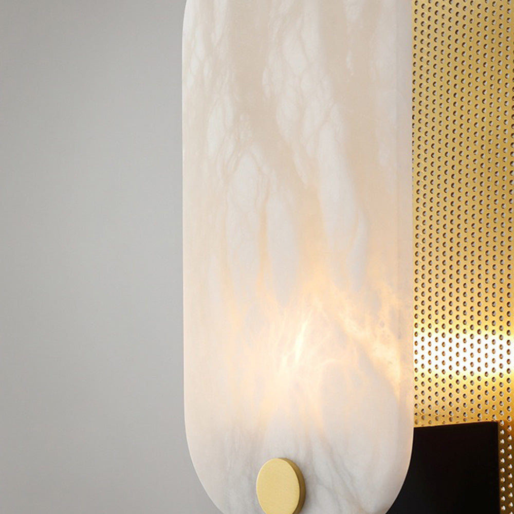 Cooley Nordic Lampadaire LED, métal et marbre