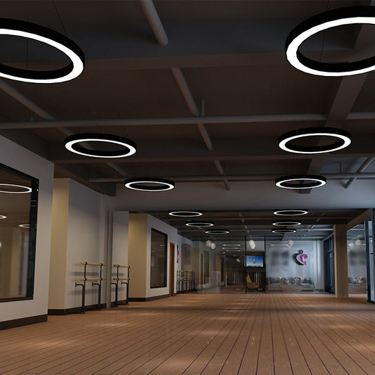 Arisha Minimalist Ring Pendant Light, Bedroom