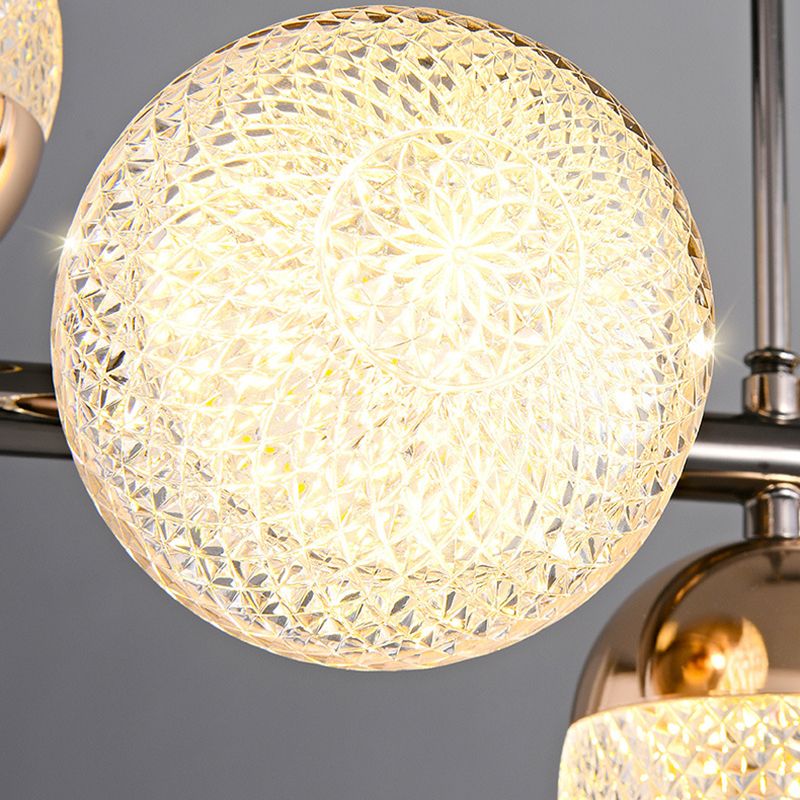 Lampe à suspension moderne à bulles en verre Valentina
