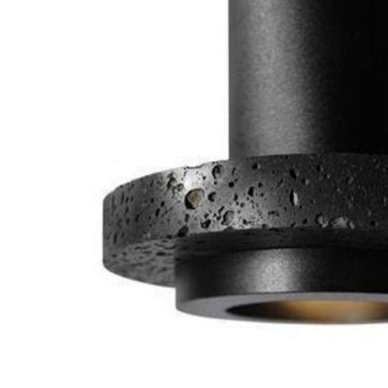 Lampe à suspension post-moderne design noire Arisha