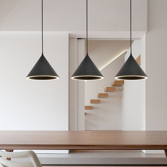 Aria Trechtervormige kleurrijke LED-hanglamp
