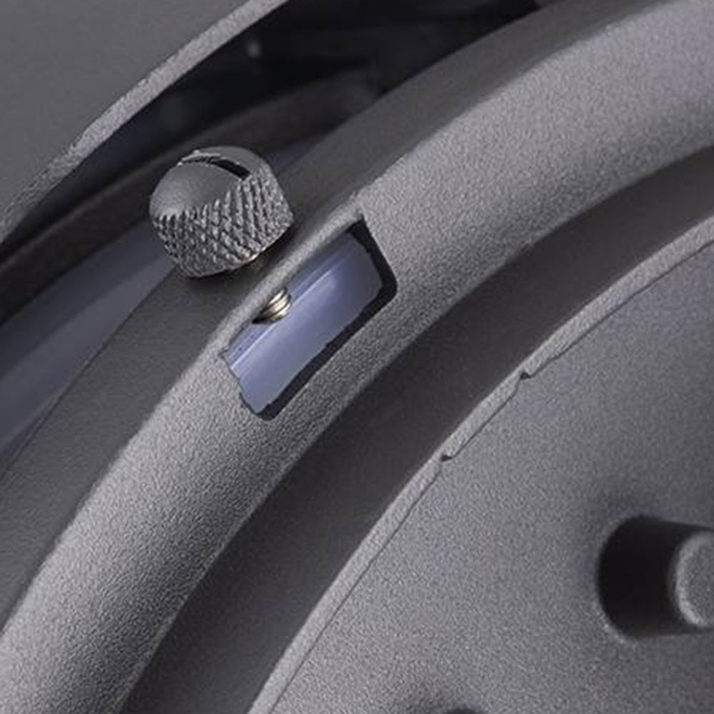 Ray Moderne kreisförmige scheibenförmige Außenwandleuchte aus Metall, Schwarz