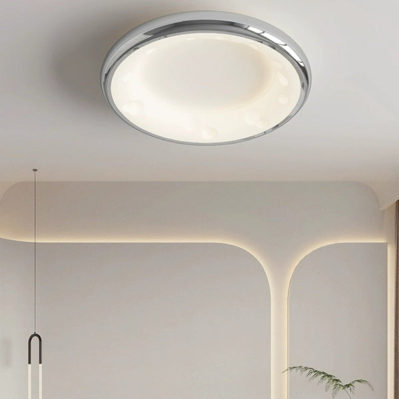 Arisha Plafonnier LED Moderne Encastré En Métal Blanc Chambre À Coucher