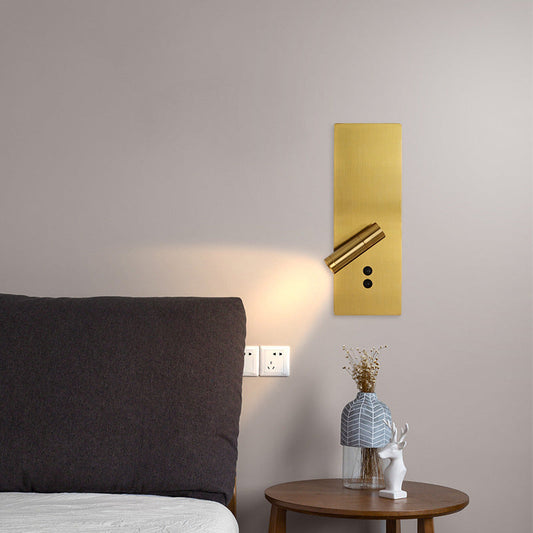 Ray Modern Torcia elettrica/Lampada da parete Faretto, Oro/Nero/Bianco