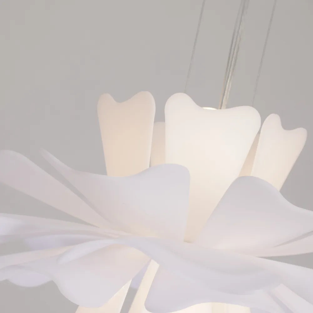 Niva Elegant Flower Pendant Light White