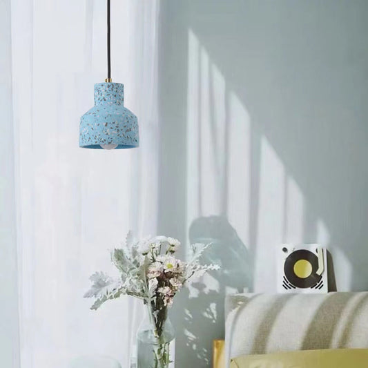 Aira hanglamp, cement, modern en industrieel, 4 kleuren