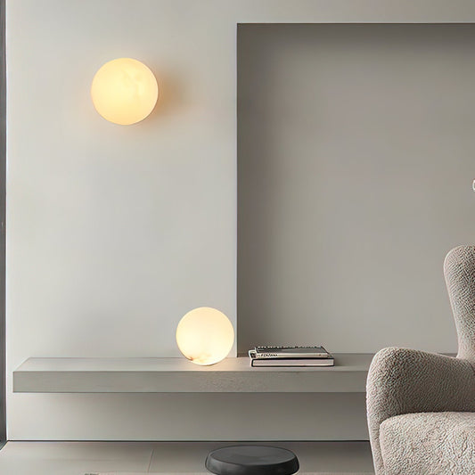 Kristy Albast Mini Orb-wandlamp