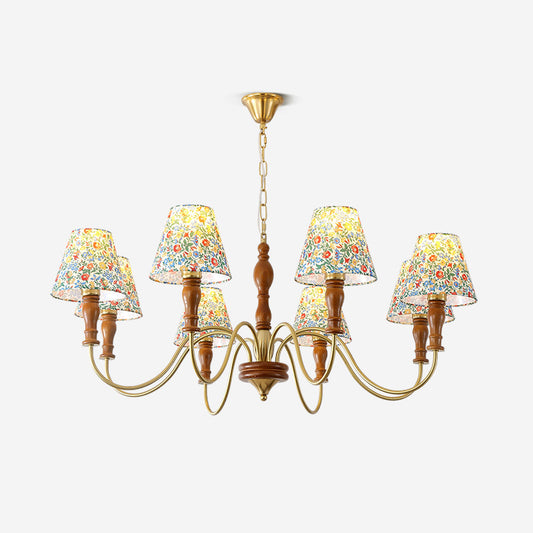 Tissu à fleurs Cassian Chandelier