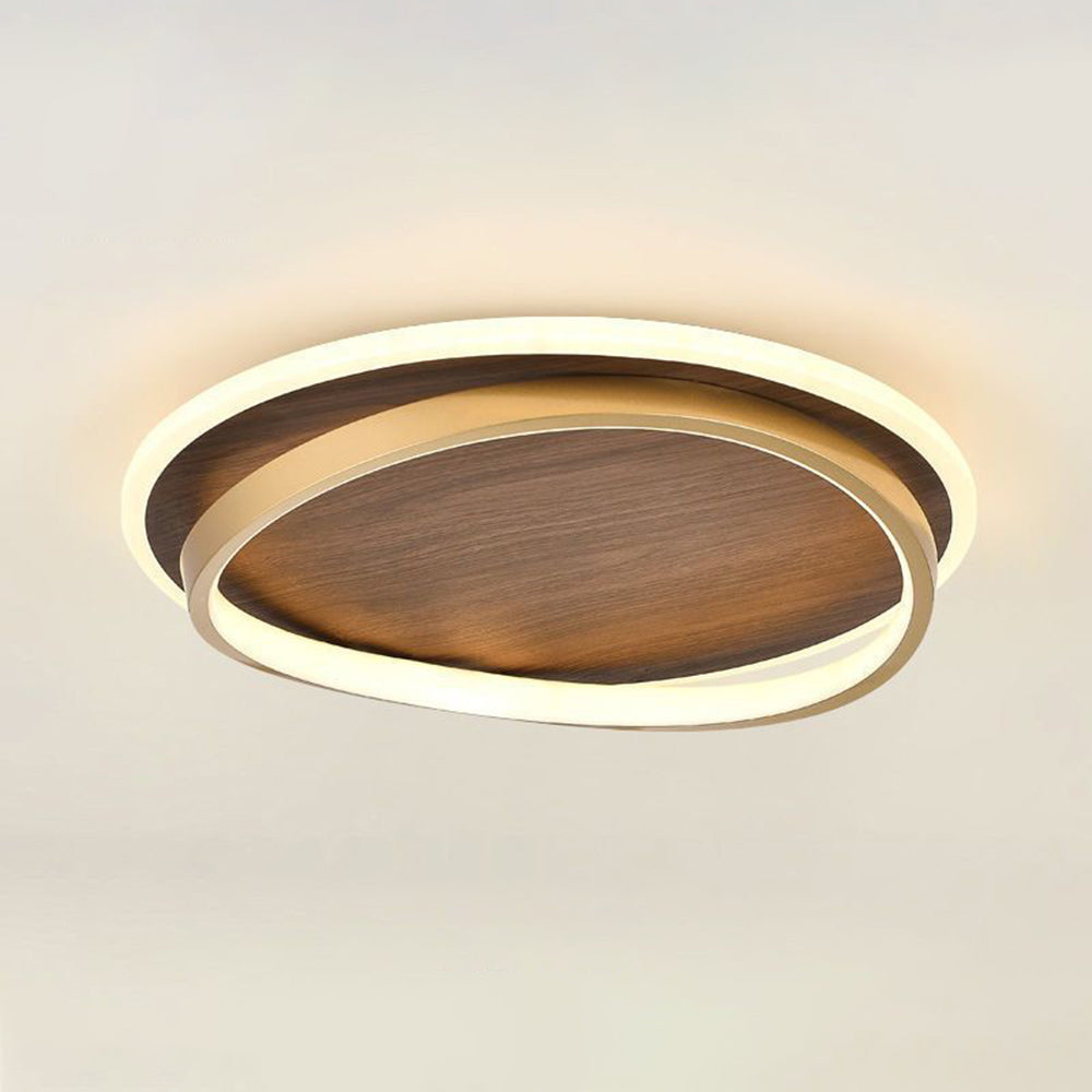 Arisha Modern Rund Dimmable Ceiling Light Gold Metal Bedroom