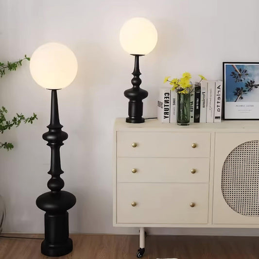 Lampada da terra a scacchi