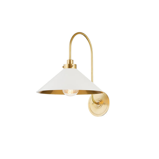 Helena Vintage Indoor Wall Lamp Brass