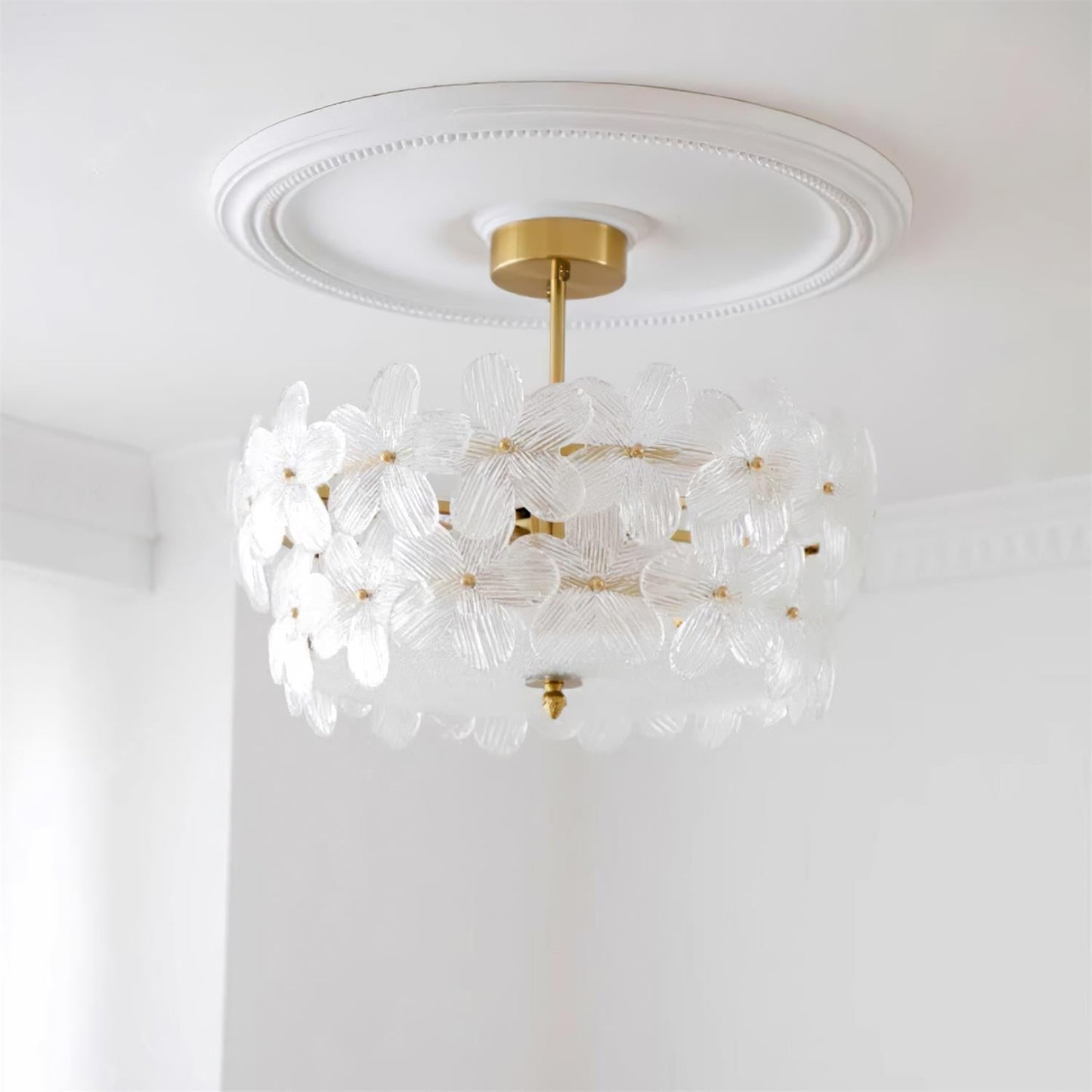 Fionel Glass Semi-Flush Mount Light