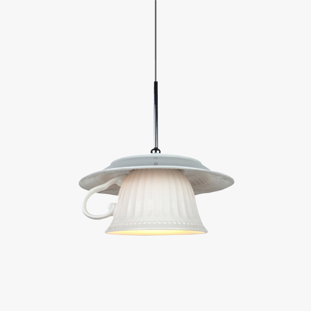 Valentina Nordic Tea Cup Ceramic Pendant Light Living Room