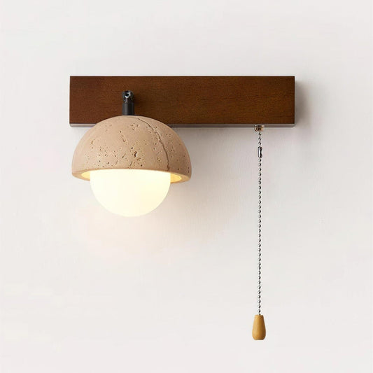 Gevon travertijn wandlamp