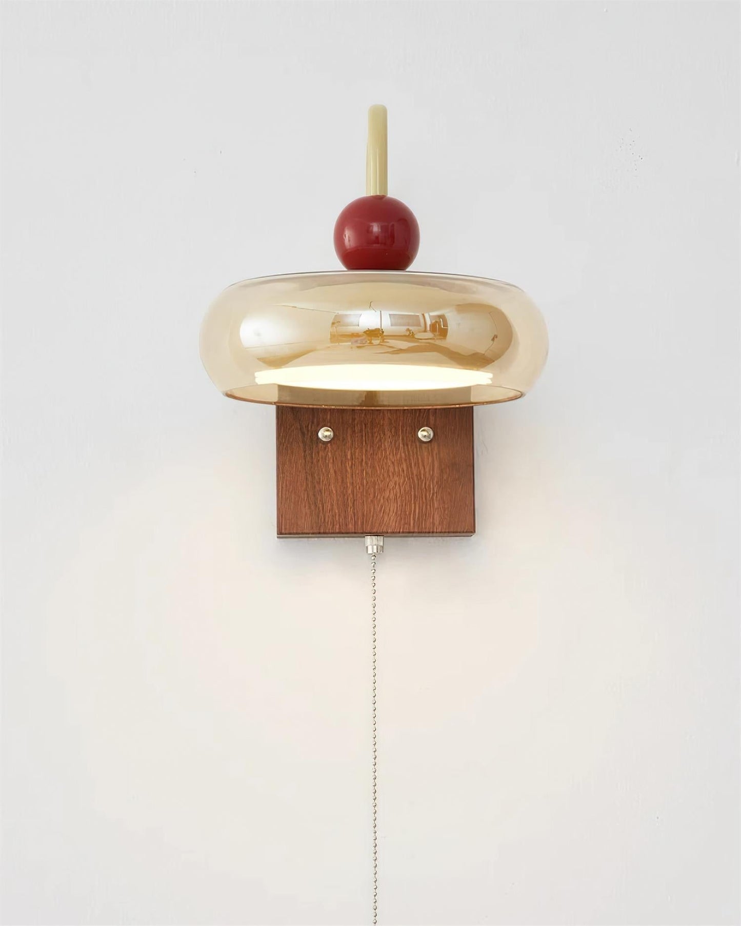 Eplio Retro Metal & Glass Wall Lamp