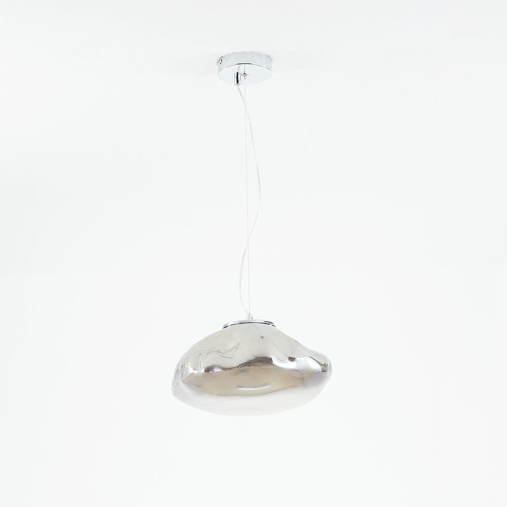 Suspension sphérique minimaliste en verre Avi, 3 couleurs