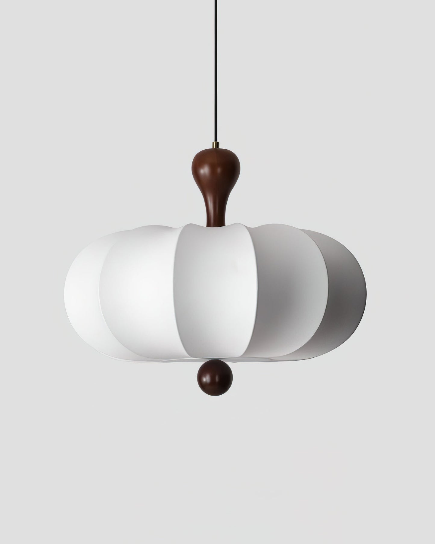 Suspension Jovian blanche sculptée