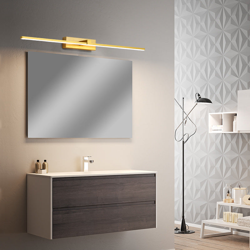 Applique murale Hexa Linear Mirror, salle de bain, chambre à coucher, moderne