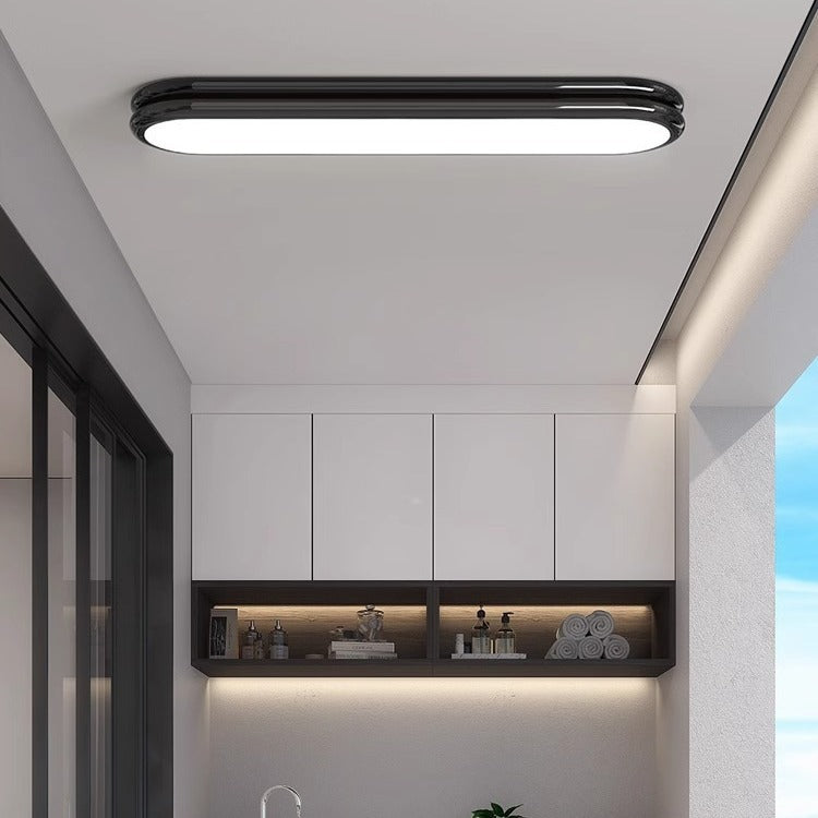 Arisha Modern LED Flush Mount Ceiling Light Black/Yellow/White Living Room