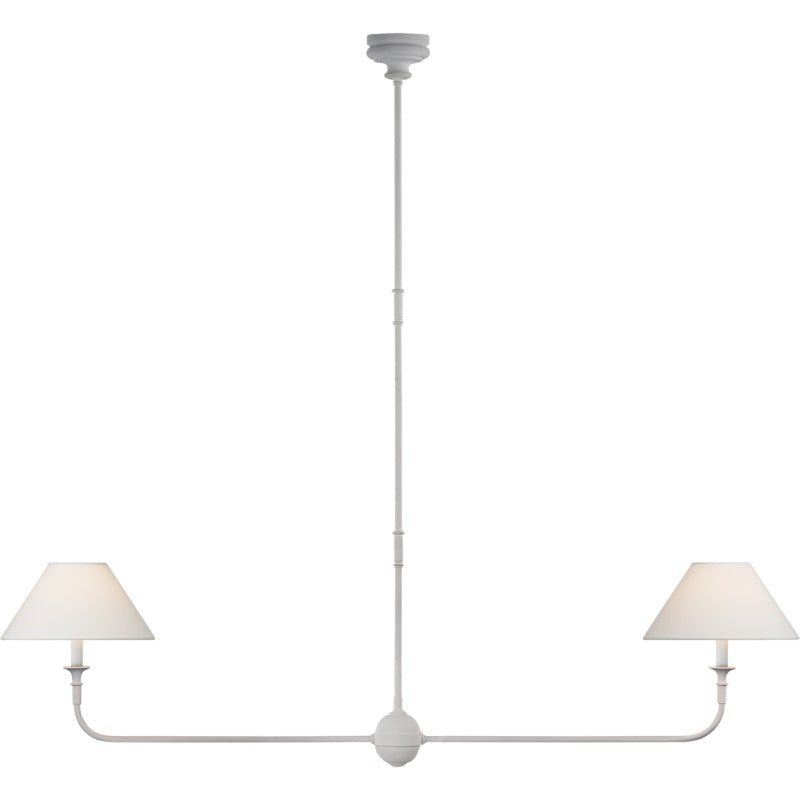 Norli Lustre linéaire LED moderne en métal pour salon et chambre
