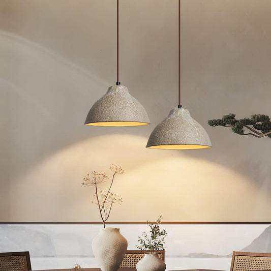 Maple Textured Ceramic Pendant Light