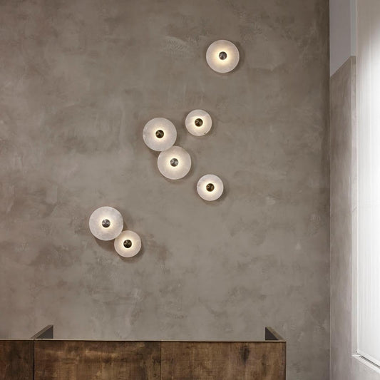 Cryn Albasten Combinatie Wandlamp