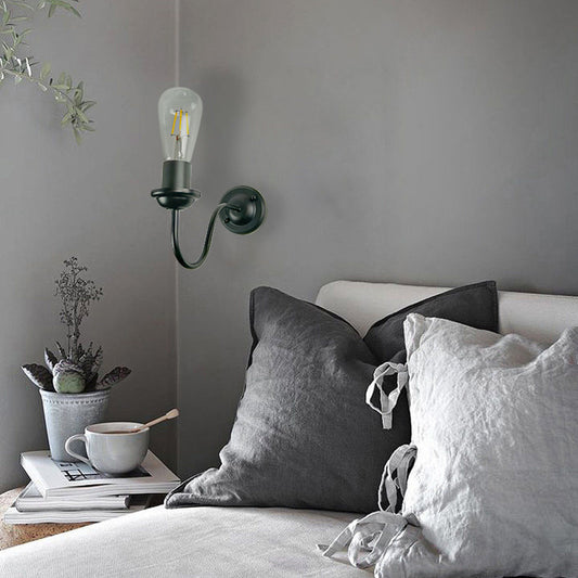 Applique murale simple rétro en fer forgé Silva pour jardin