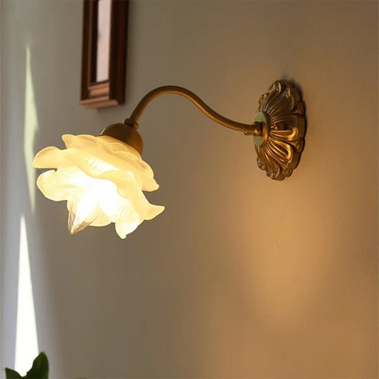 Arisha Vintage metalen glazen binnenwandlamp slaapkamer woonkamer