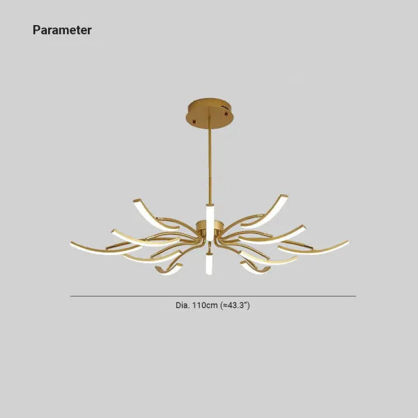 Arisha Modern Personality Pendant Chandelier for Living Room