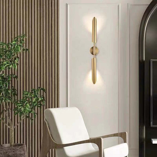 Phira Luxury Double-head Golden Scabbard Wall Lamp