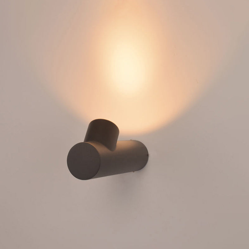Ray moderne waterdichte buitenwandverlichting, wit en zwart