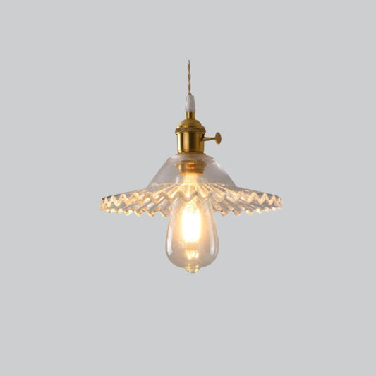 Valentina Art Deco hanglamp van geblazen messing en glas, 7 stijlen