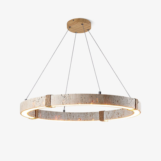 Ritta Ring travertijn hanglamp