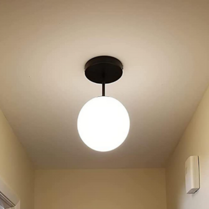 Lore Semi-Flush Mount Ceiling Light Glass