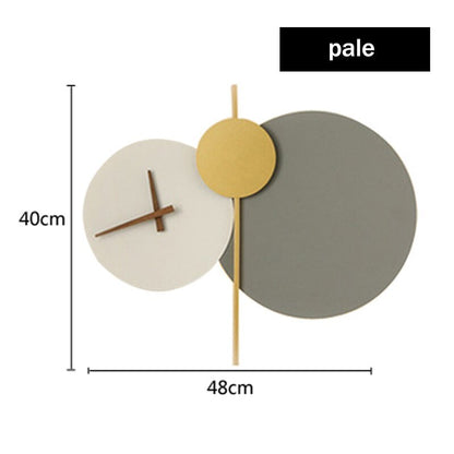 Arisha Moderne Uhr Metall lackierte Wandleuchte LED-Licht Schlafzimmer