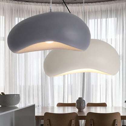 Avi Wabi Sabi Bread Shape Resin Pendant Light, 4 Color