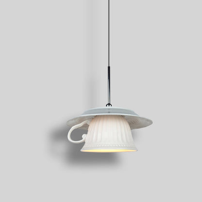 Valentina Nordic Tea Cup Ceramic Pendant Light 	Living Room