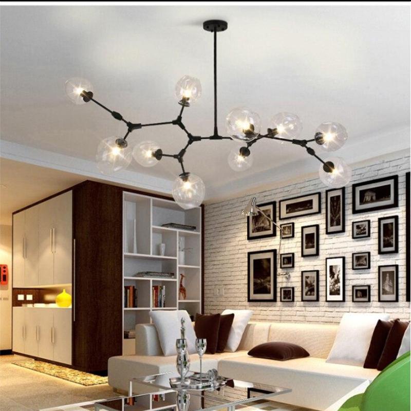Kirae Nordic Modern Glass Pendant Light Clear Bubble