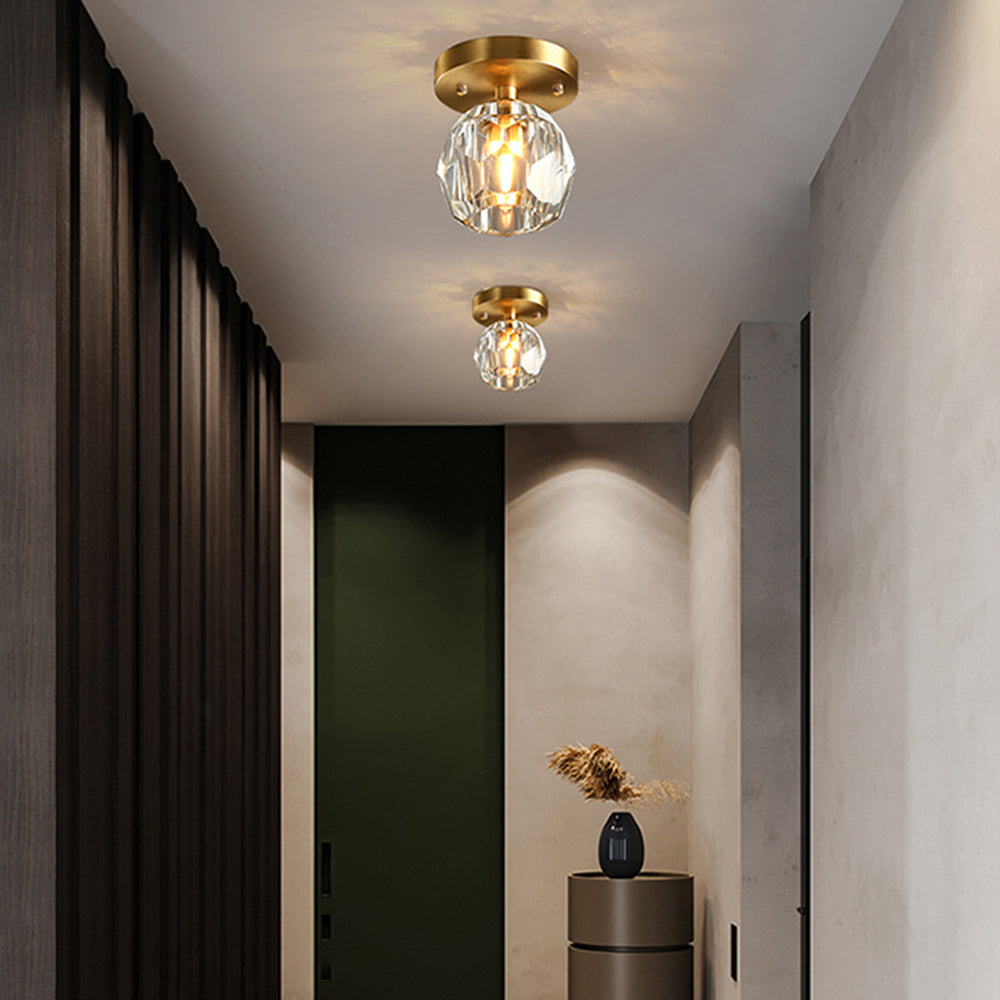 Kristy Luxus Diamond Metall/Unterputz-Deckenleuchte, Gold