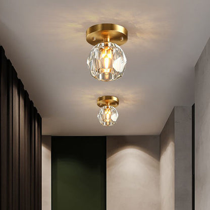 Kristy Luxus Diamond Metall/Unterputz-Deckenleuchte, Gold
