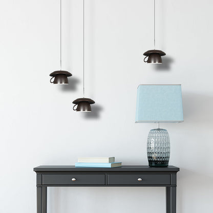 Valentina Pop Art Cup Ceramic LED Pendant Light Study Bedroom