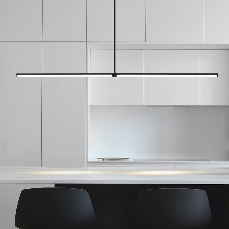 Suspension Arisha - Minimaliste Noire LED Moderne pour Salle à Manger et Bureau