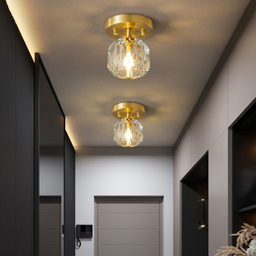 Kristy Luxus Diamond Metall/Unterputz-Deckenleuchte, Gold