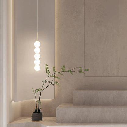 Valentina  Pendant Light White Bubble Nordic